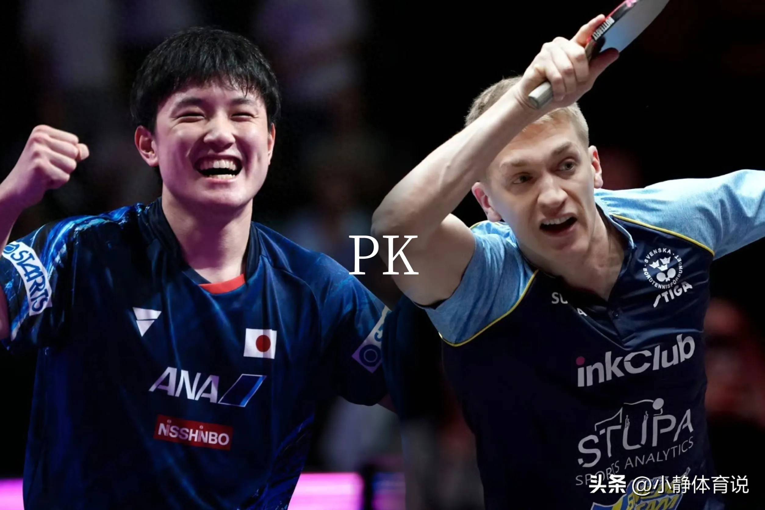 英国乒乓球队横扫瑞典乒乓球队，张本智和绝境逆转